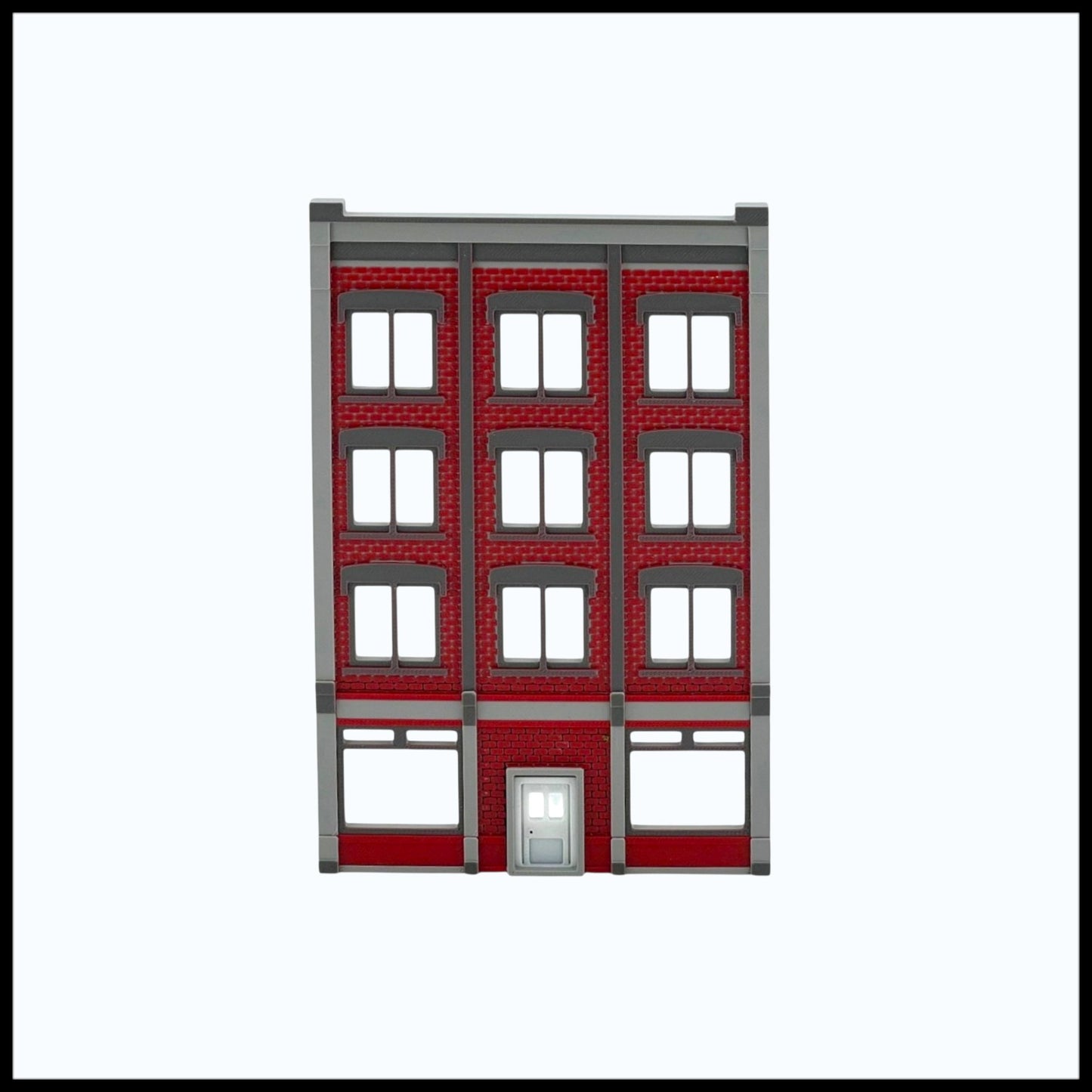 N Scale 1:160 Backdrop Building - Full Color Model