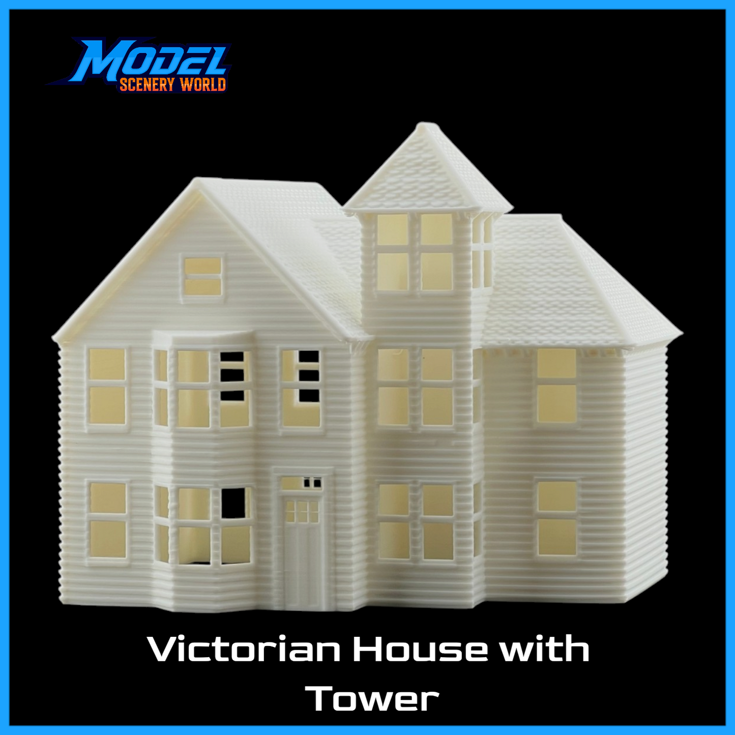 S Scale 1:64 Classic Victorian House with Tower #2