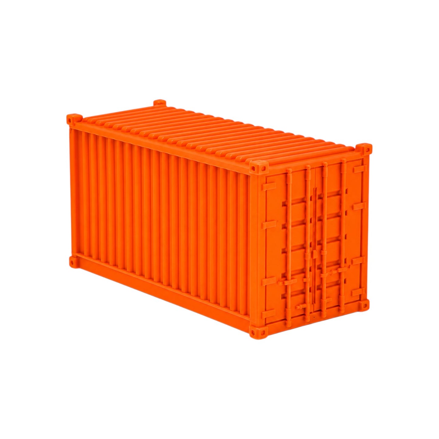 HO Scale 1:87 20' Shipping Containers Orange 2pk