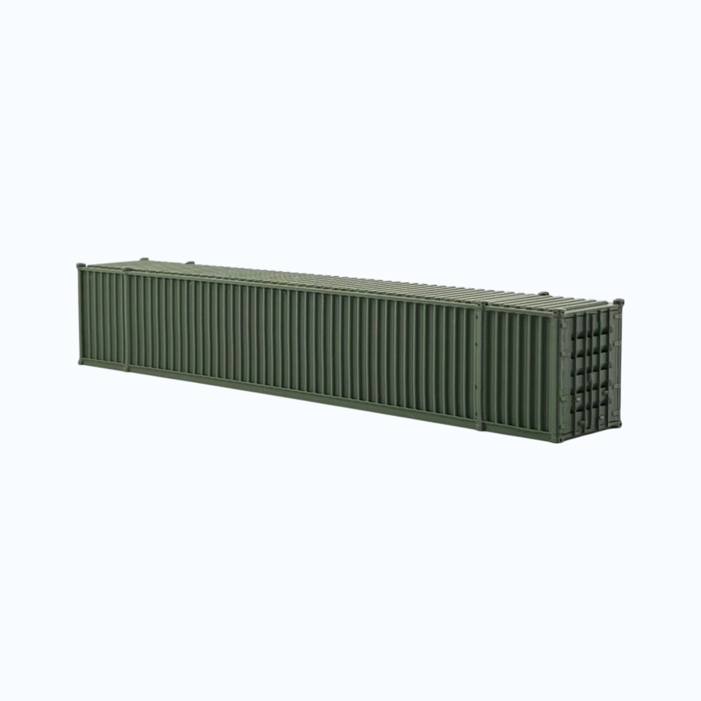 N Scale 1:160 - 53' Shipping Containers (2pk) - Green