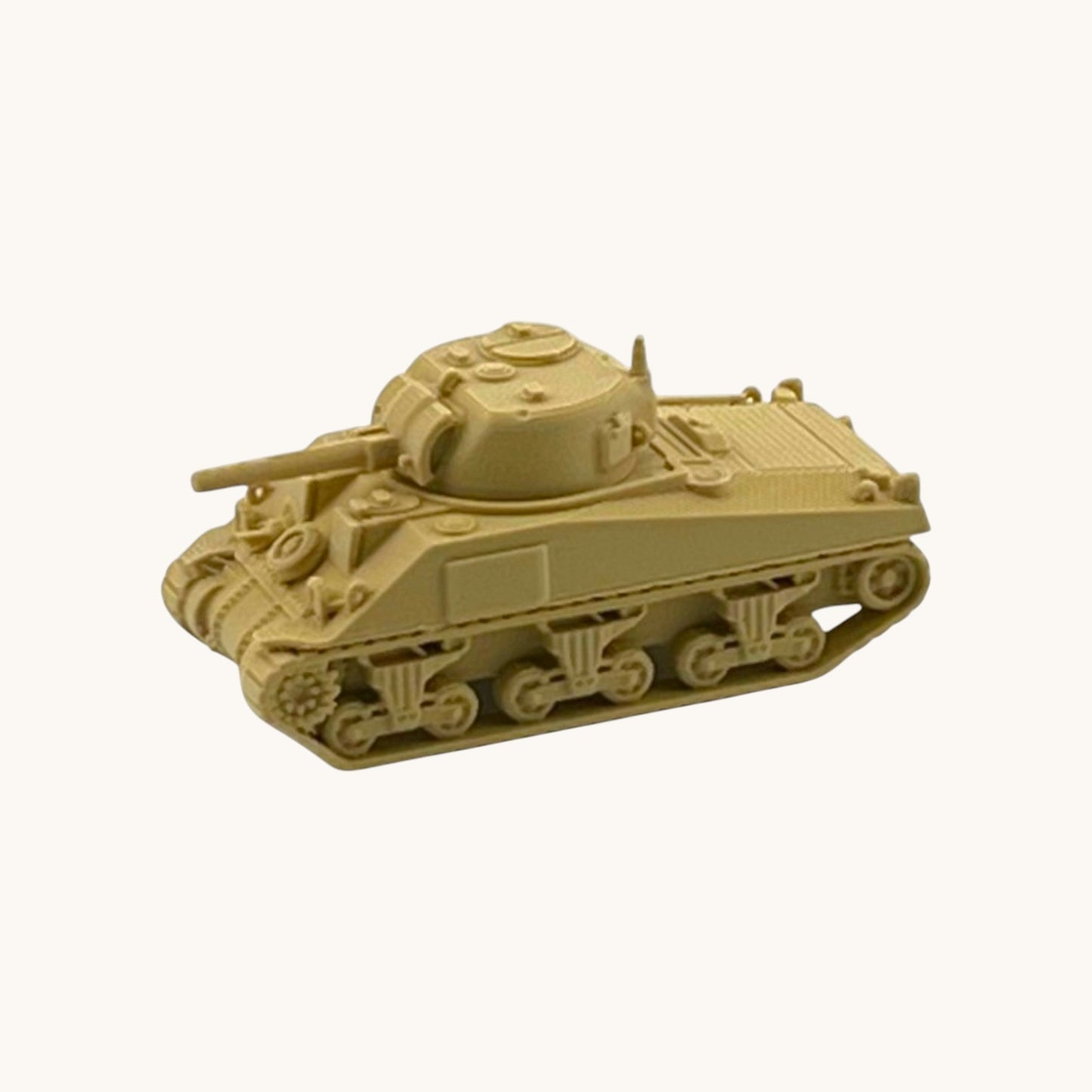 N Scale 1:160 WWII Sherman Tank M4 (2pk) - Beige