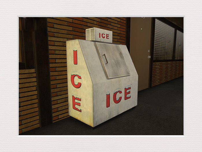 Retail Commercial Ice Cooler Single & Double Door 2pc Set