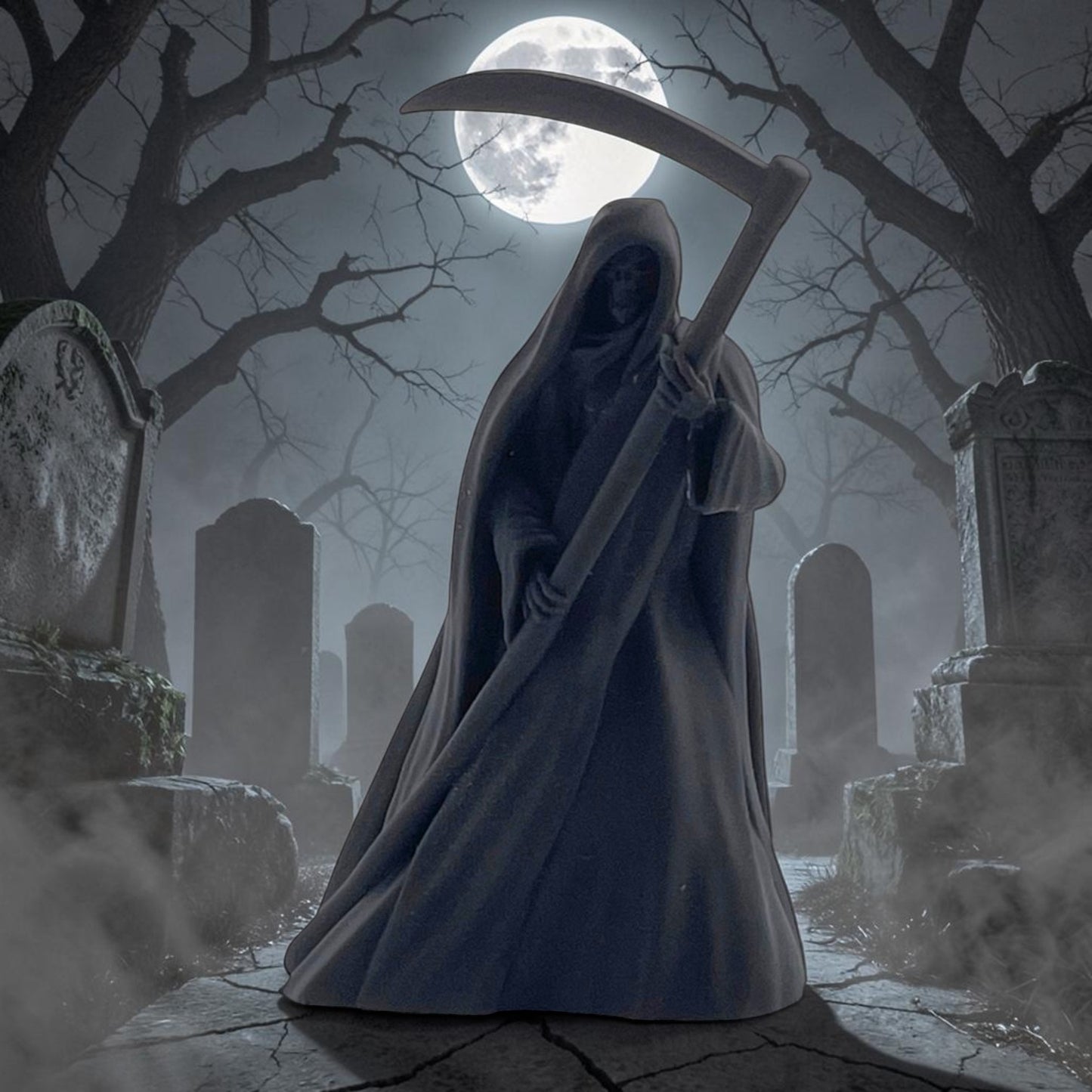 Grim Reaper - N Scale - 1:160 - Black