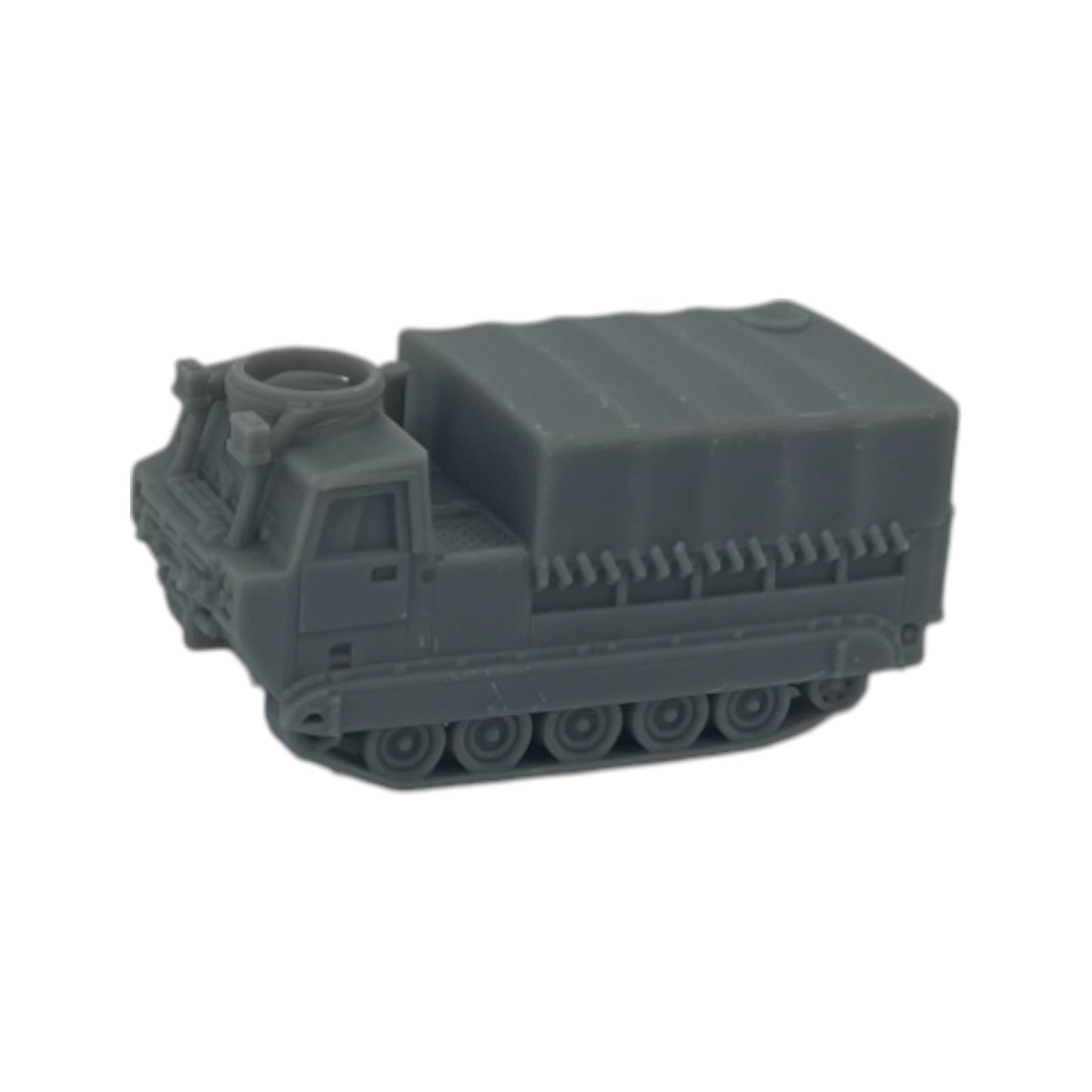 Cargo Carrier with Canvas by Model Scenery World Left View