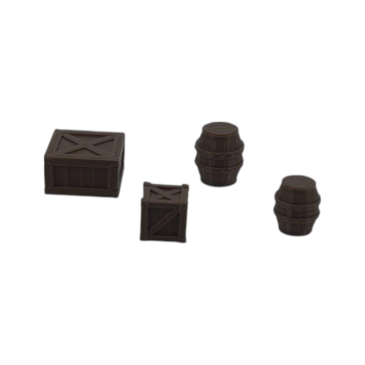 Scale Models ofLarge Barrels & Crates
