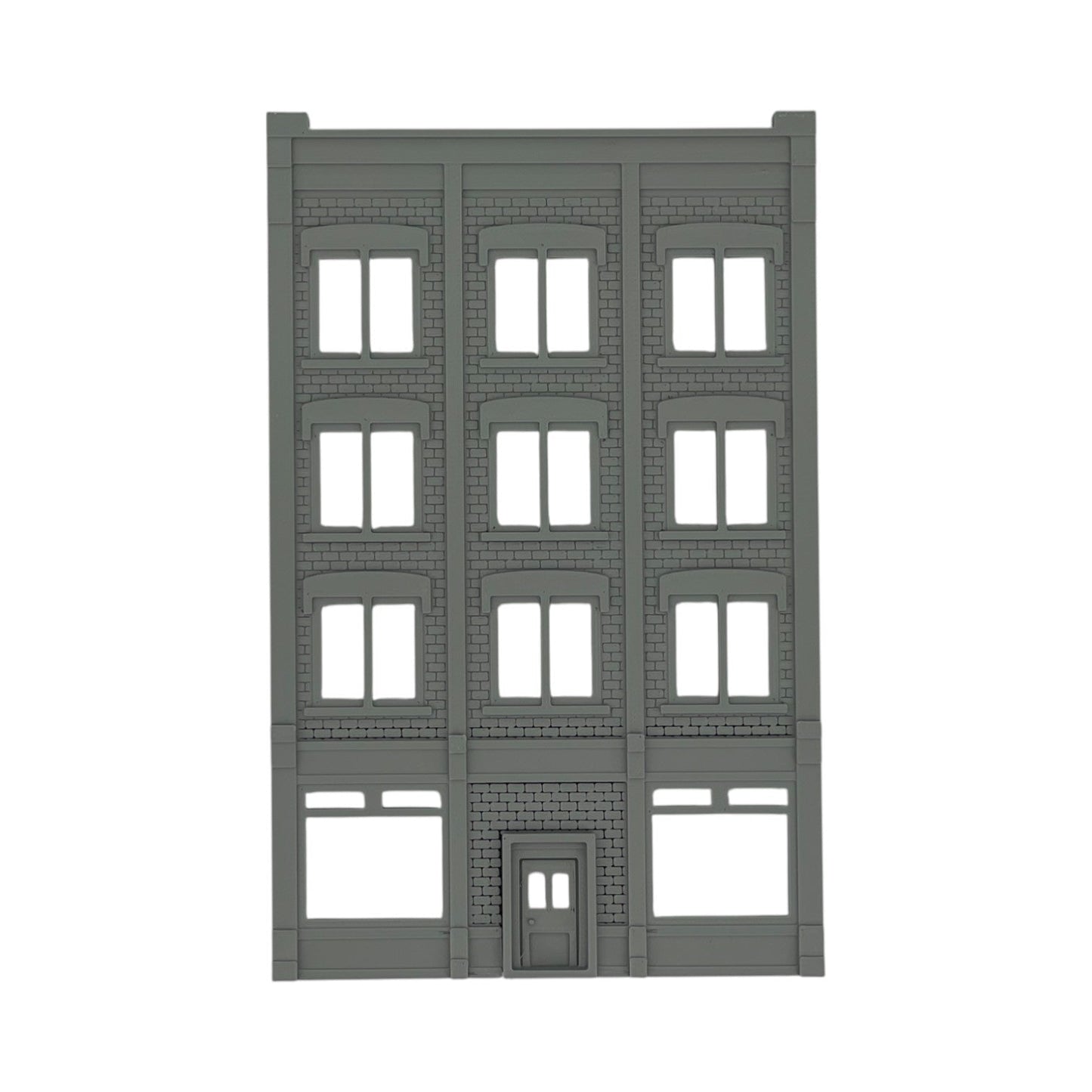Front View - Scale Model of Backdrop Building BG #3 by Model Scenery
