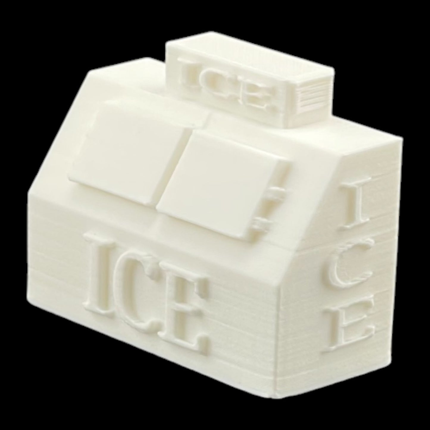 RETAIL ICE BOX ~ ICE COOLER MACHINE O Scale 1:48 - LEER POLAR Bag Chest Block