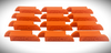 25 Pc Train Track Clips for Lionel O Gauge FasTrack "Fast Clips" Fast Track