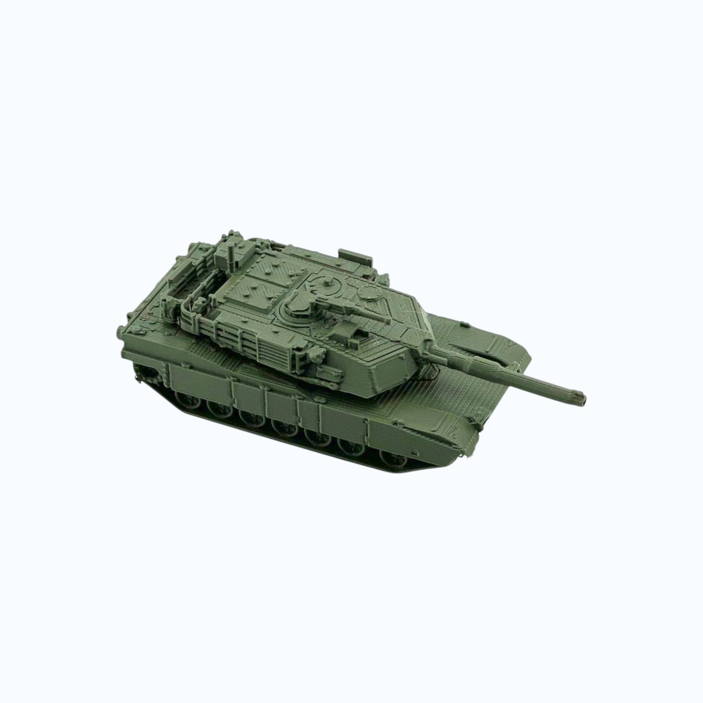N Scale 1:160 M1-A1 Abrams Tank (2pk) - Green