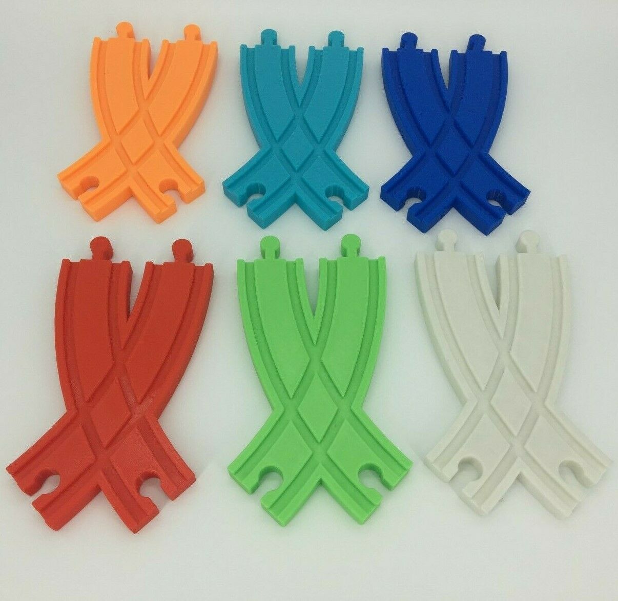 FUN COLORS Double Curve Crossover Track for Thomas the Tank Engine - Brio - IKEA
