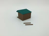 "The Outdoor Series"  Small Shelter - Camping Modeled in Color  S Scale 1:64