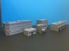 "City Block" (5) pc Urban Town Buildings Set - N Scale 1:160 - No Assembly