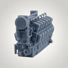 O Scale 1:48 Alco 251 12-Cyl Diesel Engine Prime Mover