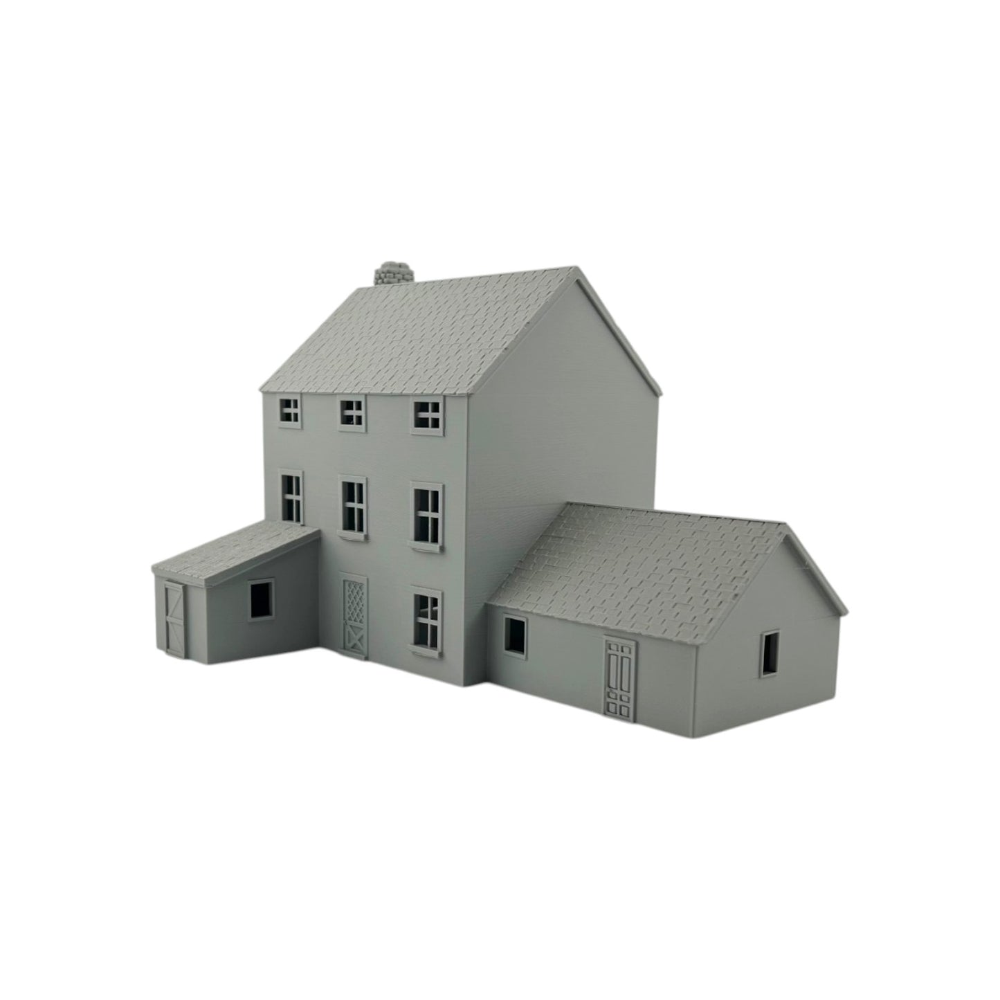 Z Scale 1:220 Farmhouse 3-Story Model Railroad Building