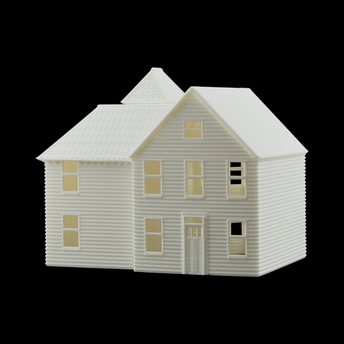 N Scale 1:160 Classic Victorian Houses 3pc Set