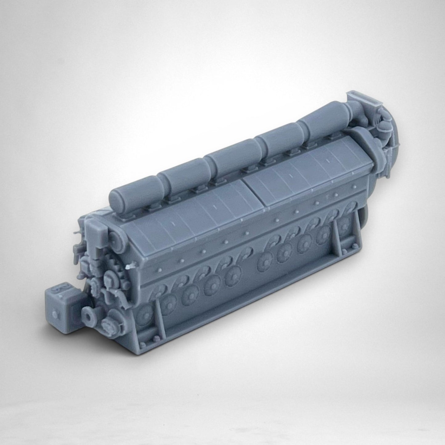 S Scale 1:64 EMD 645 20-Cylinder Turbo Diesel Engine