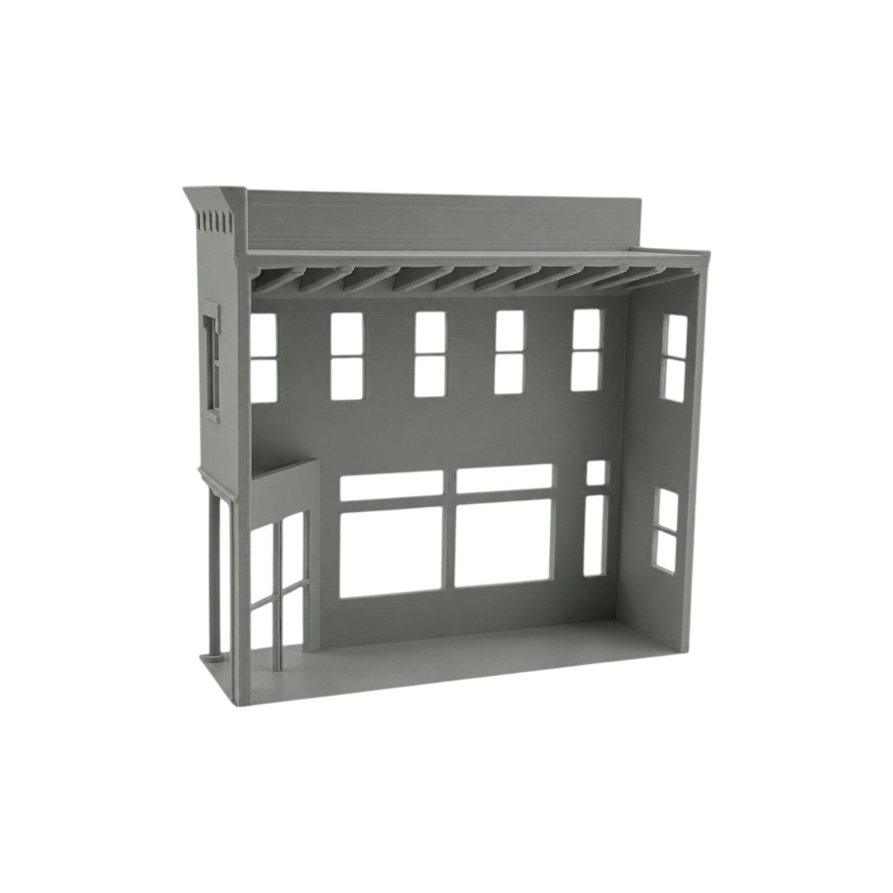HO Scale 1:87 Main Street Corner Relief Building #1 RH