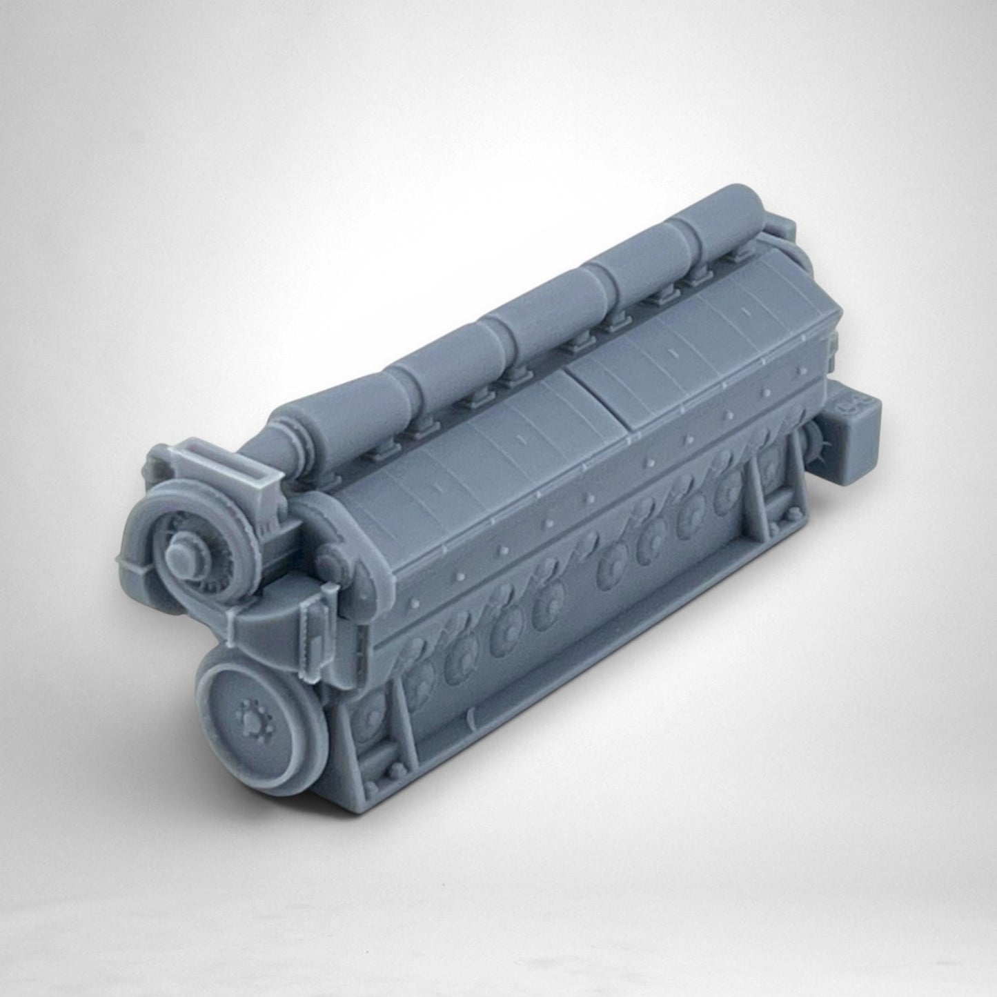 S Scale 1:64 EMD 645 20-Cylinder Turbo Diesel Engine