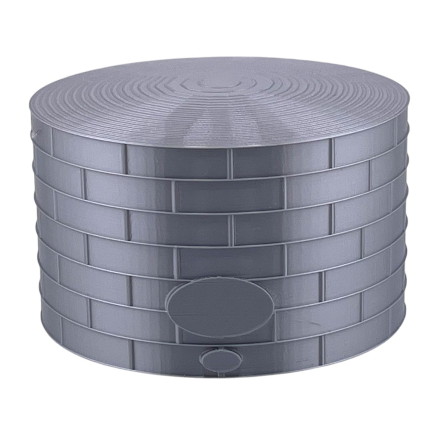 N Scale 1:160 Standard Oil or Fuel Tank Metallic Silver