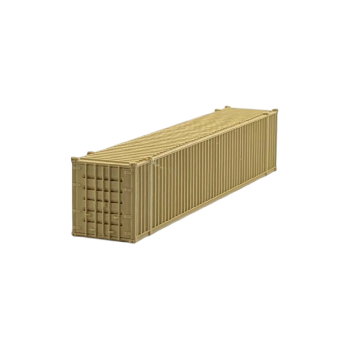 N Scale 1:160 48' Shipping Containers Army Tan 2pk