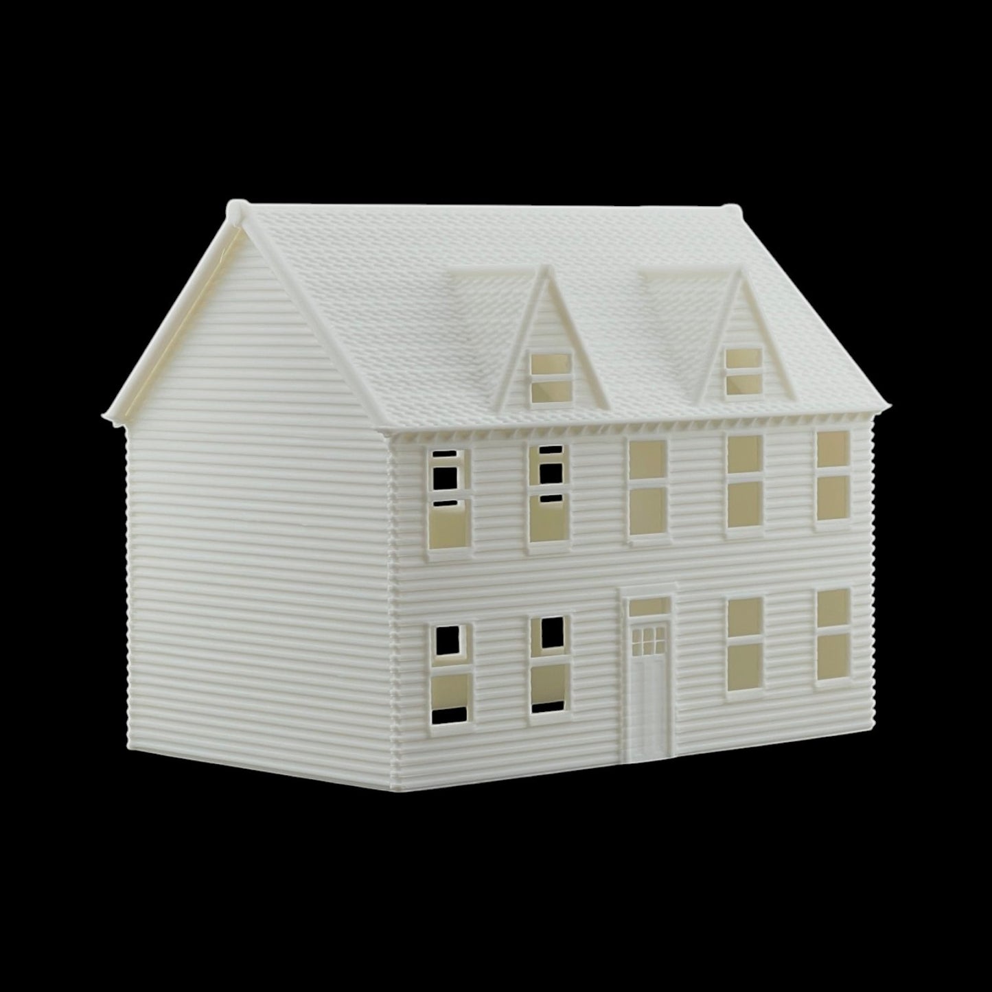 N Scale 1:160 Classic Victorian Houses 3pc Set