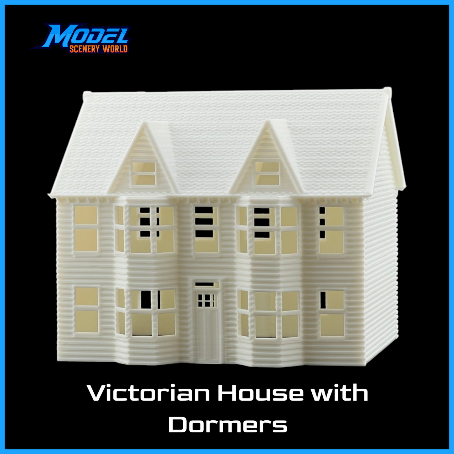 N Scale 1:160 Classic Victorian House with Dormers #3