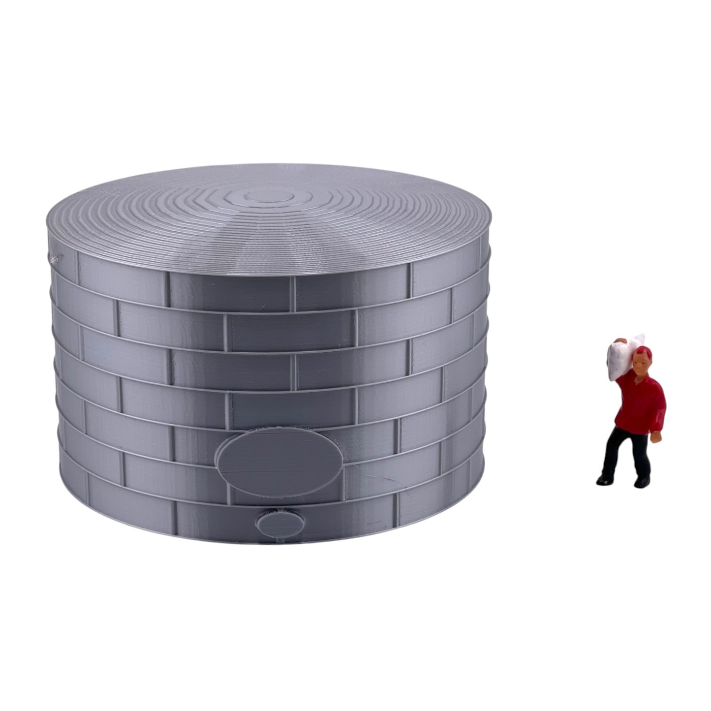 Standard Oil or Fuel Tank -TT Scale 1:120 - Metallic Silver - 11 Sizes AVAILABLE