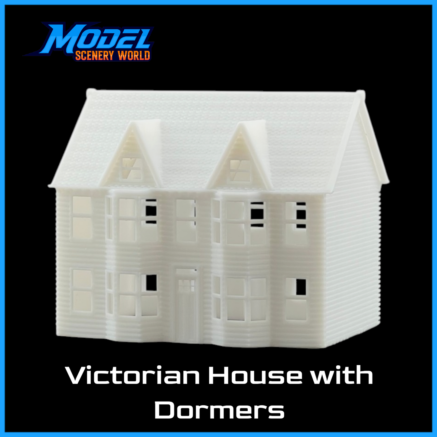 T Gauge 1:450 Classic Victorian Resin House #3 Dormers