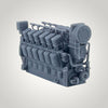 O Scale 1:48 Alco 251 12-Cyl Diesel Engine Prime Mover