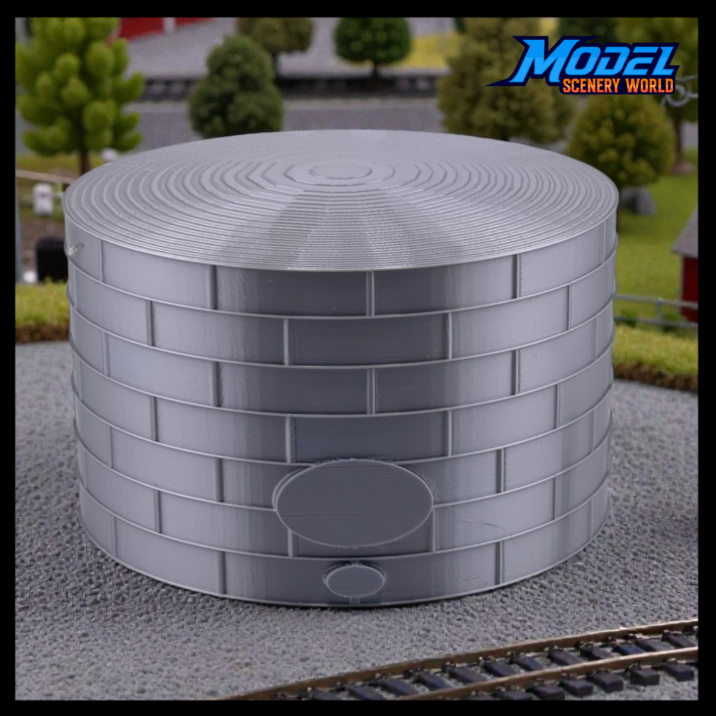Standard Oil or Fuel Tank - Z Scale 1:220 - Metallic Silver - 11 Sizes AVAILABLE