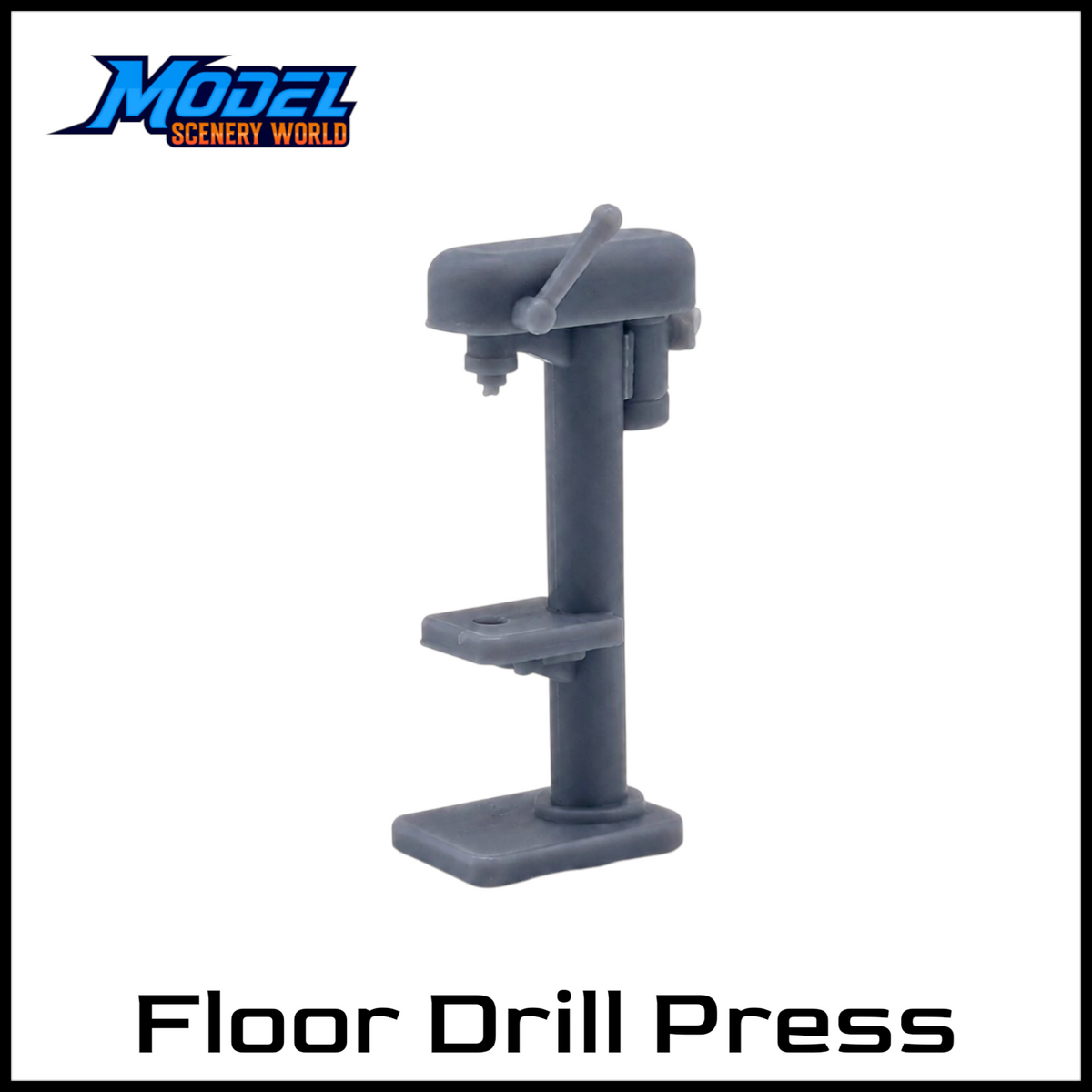 HO Scale 1:87 Industrial Floor Drill Press #2