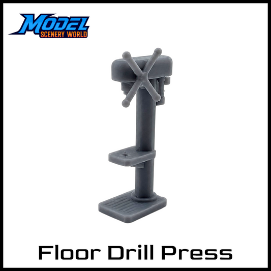 O Scale 1:48 Industrial Floor Drill Press #1