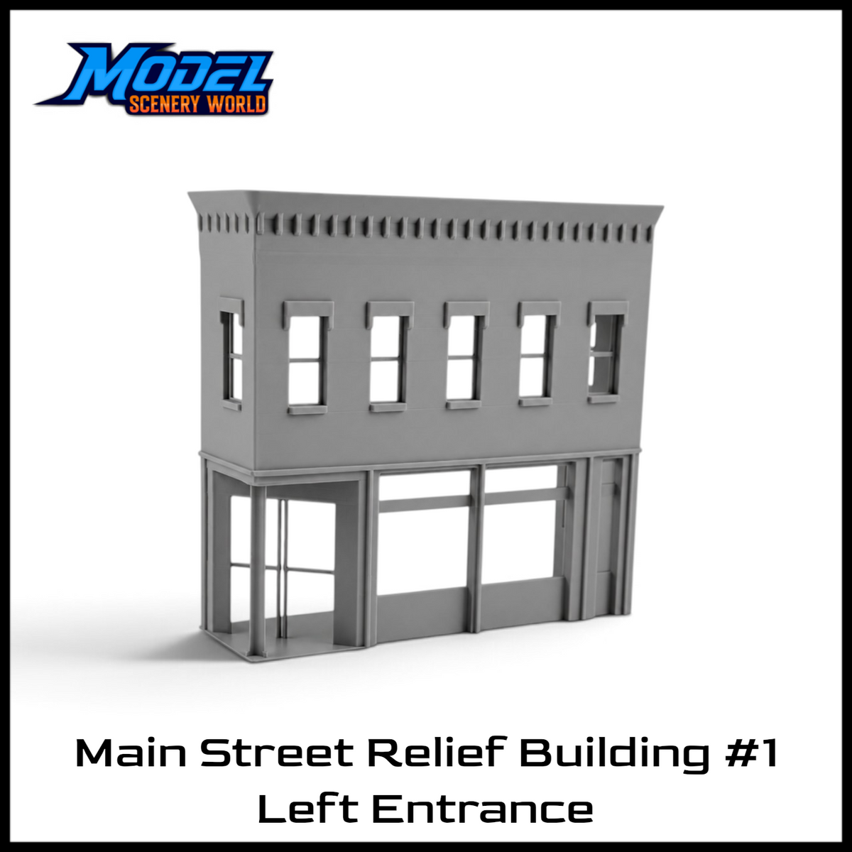 O Scale 1:48 Main Street Corner Relief Building #1 LH