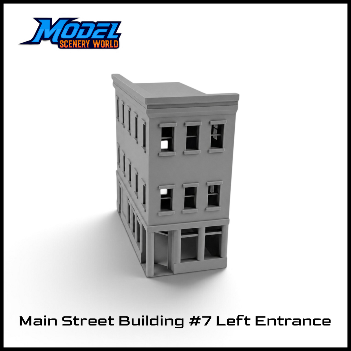 HO Scale 1:87 Main Street Corner Building #7 LH