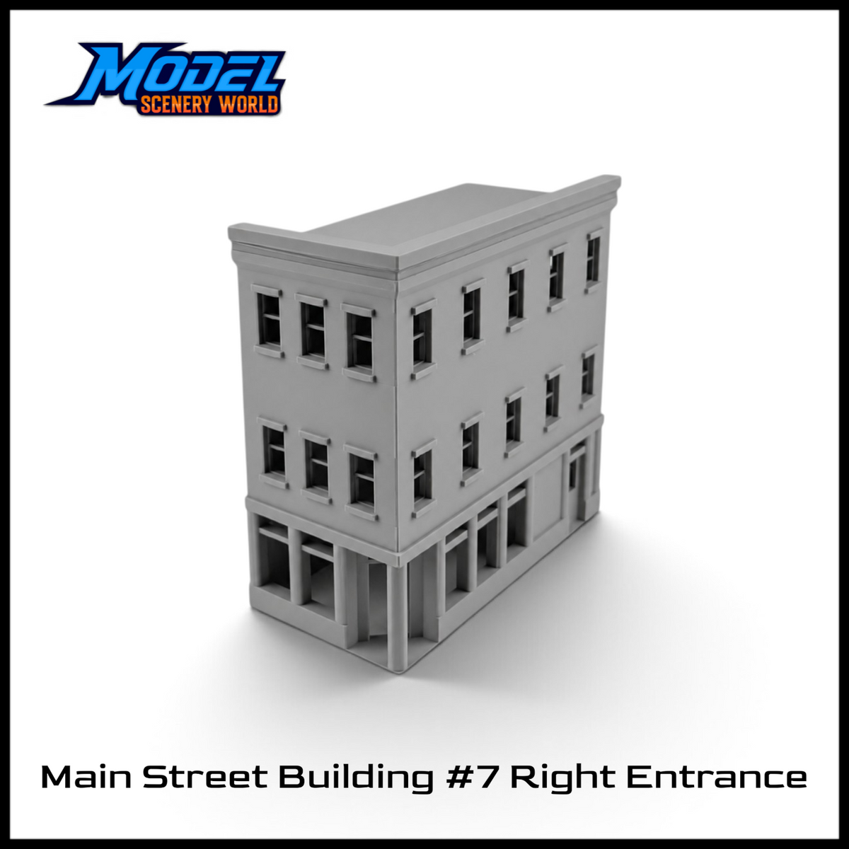 HO Scale 1:87 Main Street Corner Building #7 RH