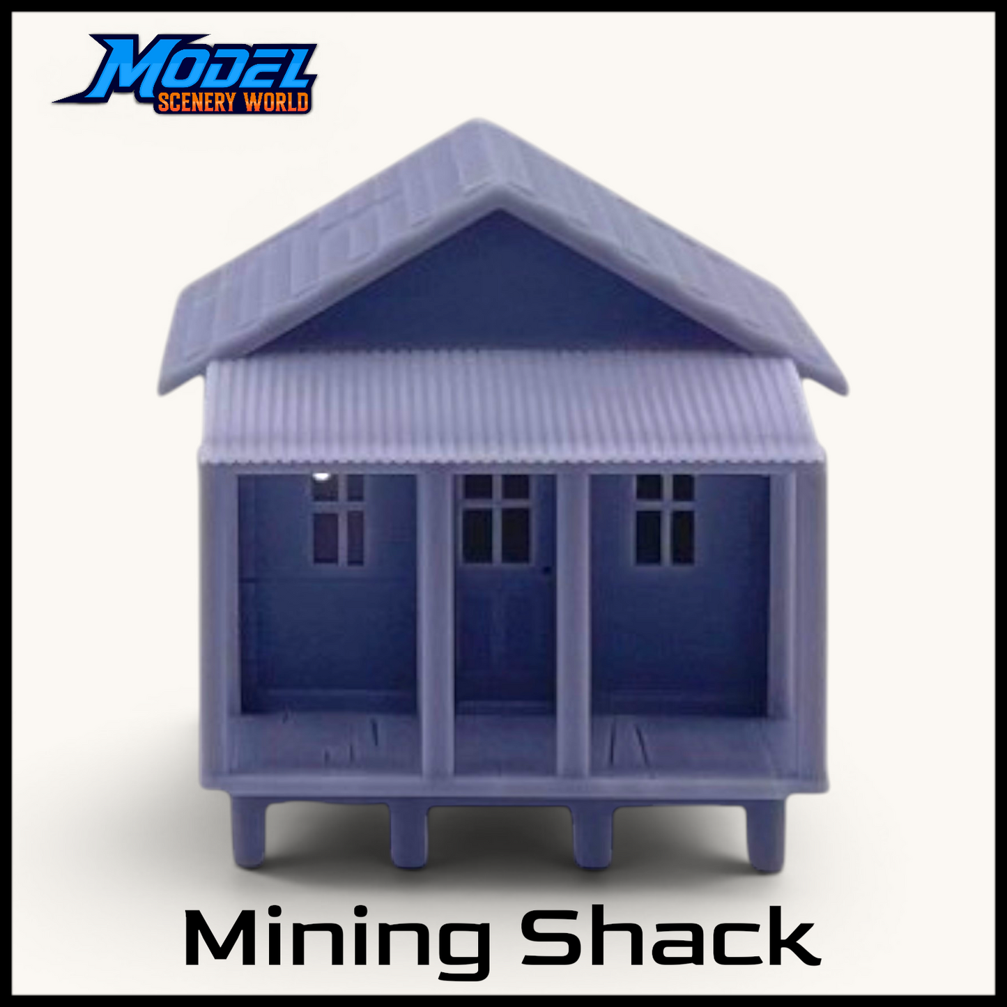 HO Scale 1:87 Mining Shack Resin Building