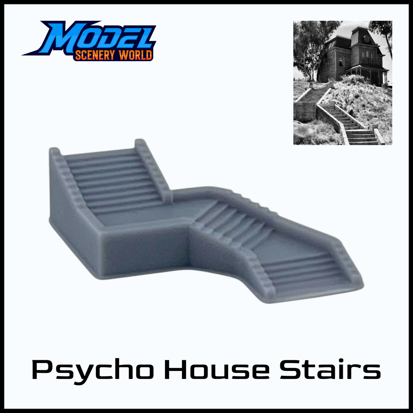 N Scale 1:160 Psycho House Stairs