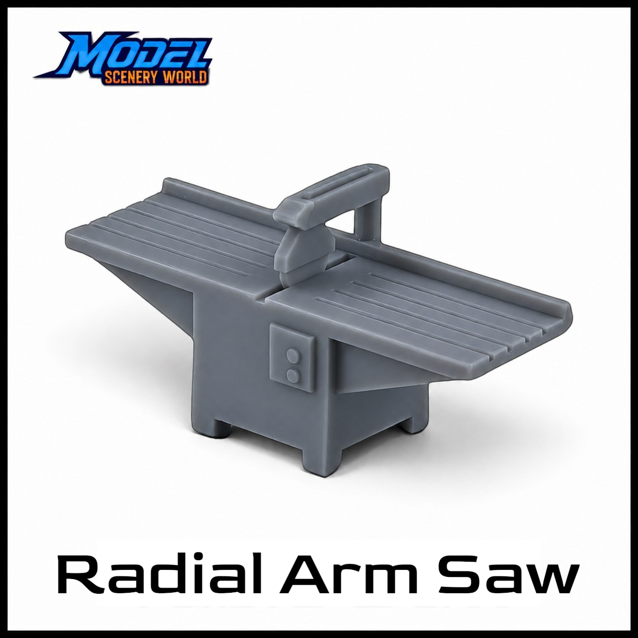 Z Scale 1:220 Industrial Radial Arm Saw Resin Model