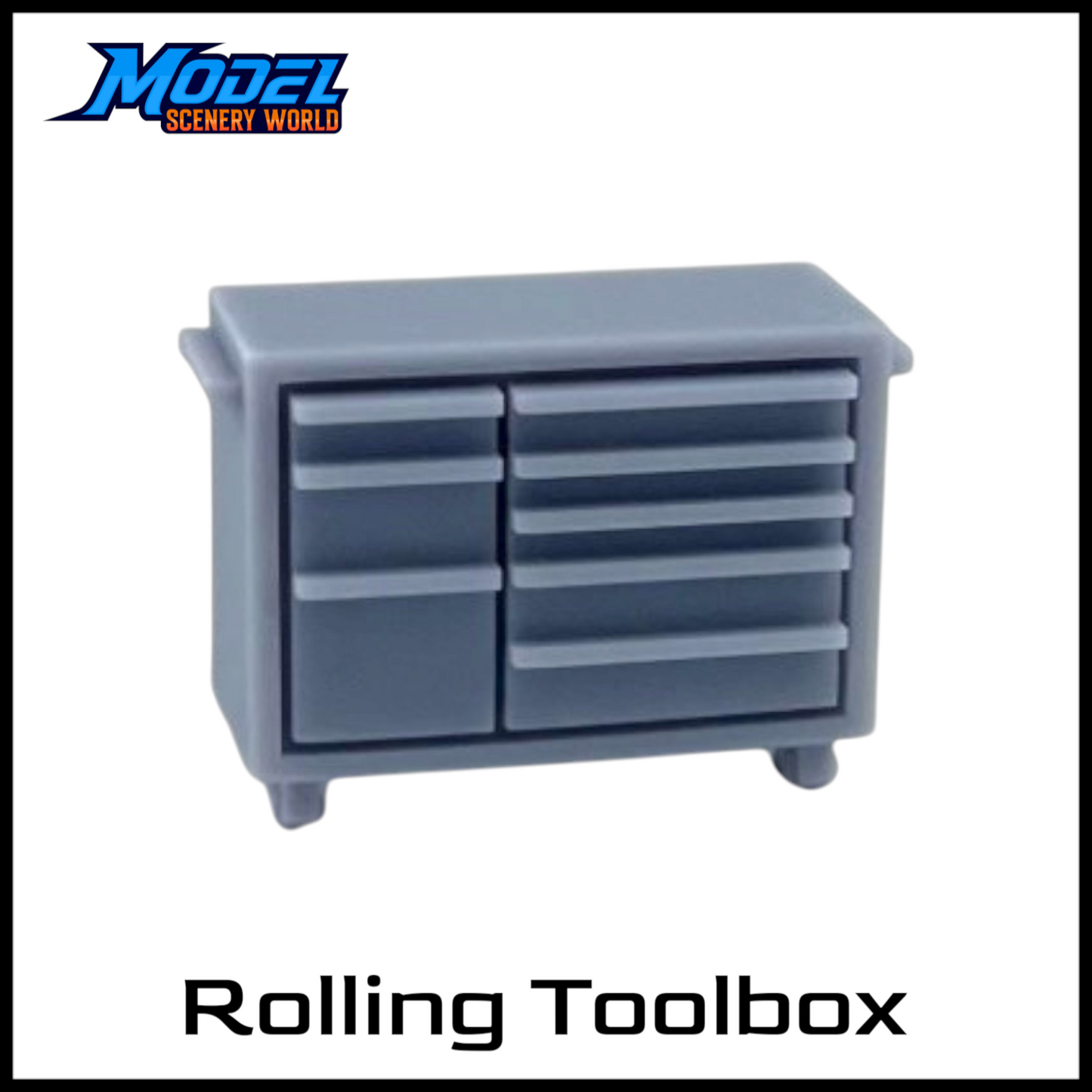 N Scale 1:160 Rolling Toolbox Resin Model