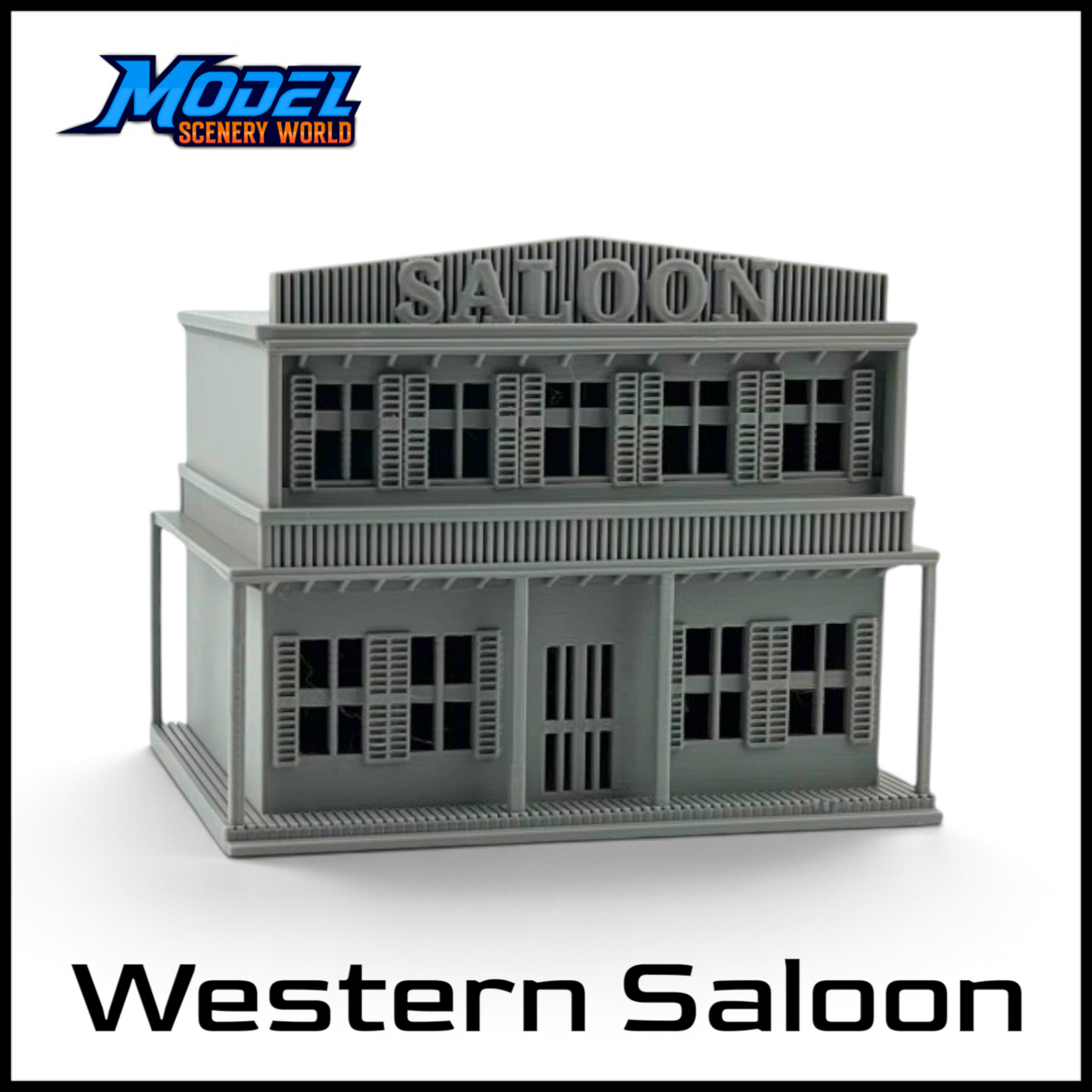 HO Scale 1:87 Old West Western Saloon Building