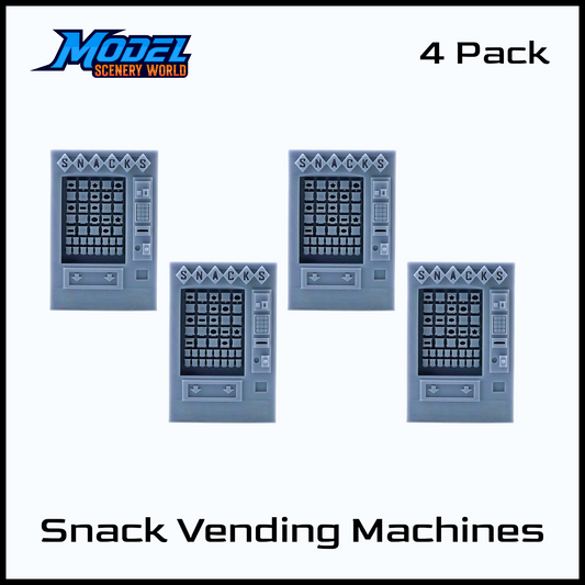 N Scale 1:160 Snack Vending Machine 4pk