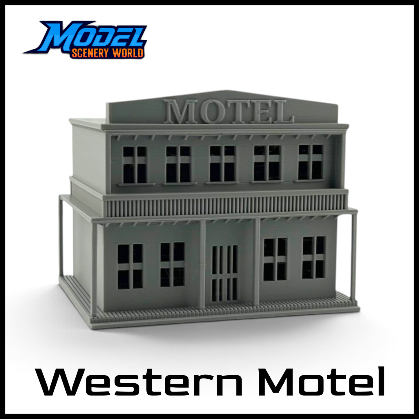 O Scale 1:48 Old West Western Motel Building