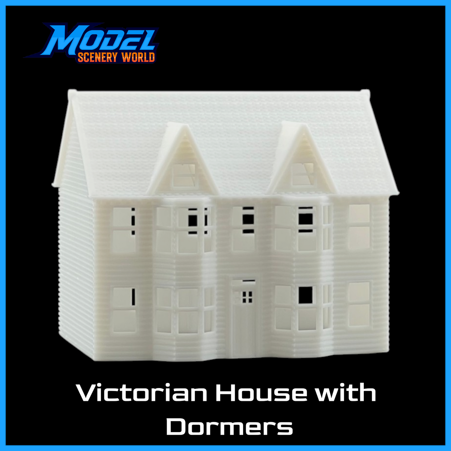 T Gauge 1:450 Classic Victorian Resin House #3 Dormers