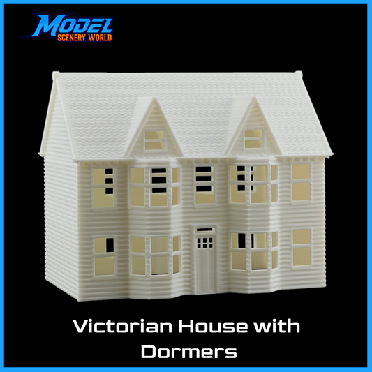 HO Scale 1:87 Classic Victorian House with Dormers