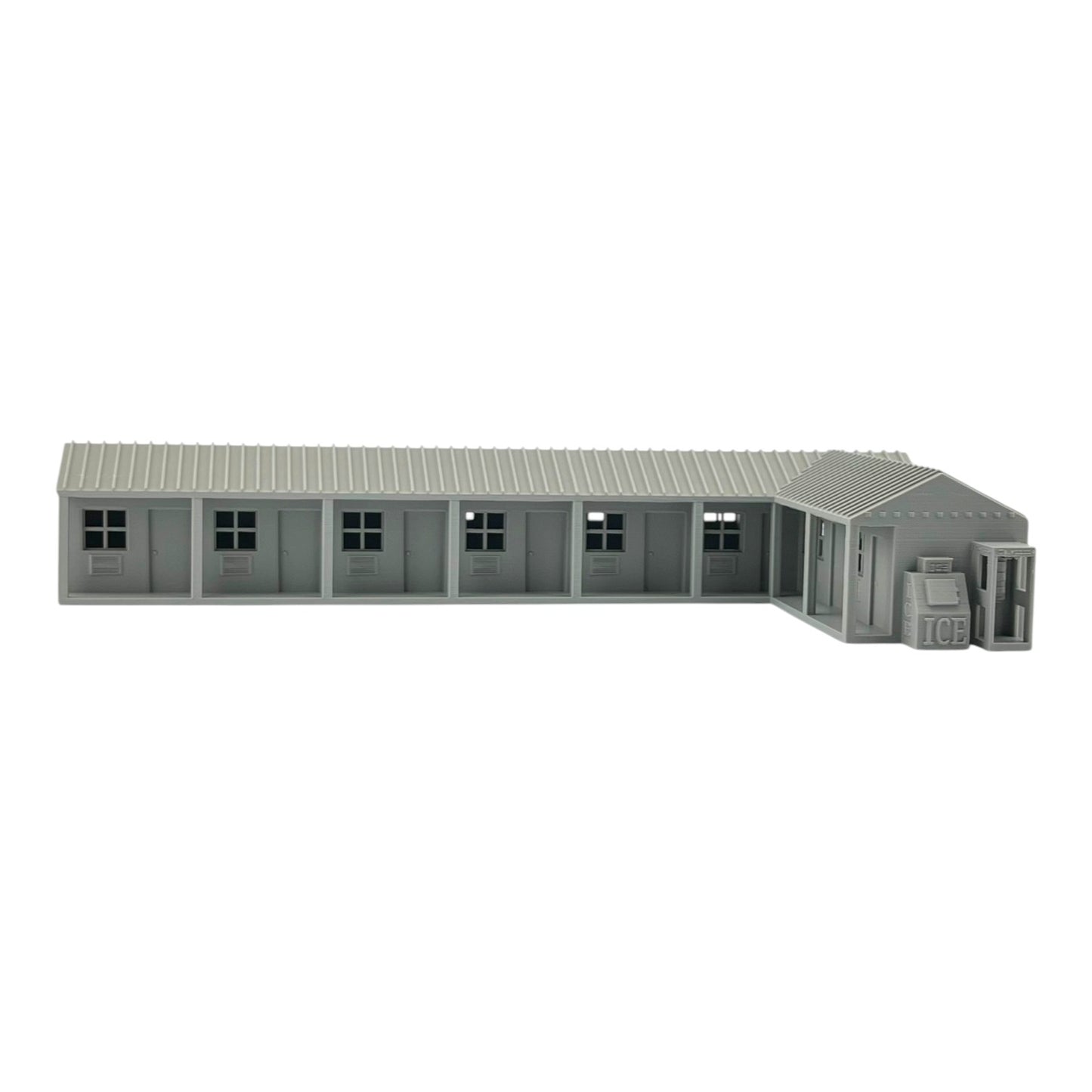 N Scale 1:160 Bates Style Motel Roadside Hotel Building
