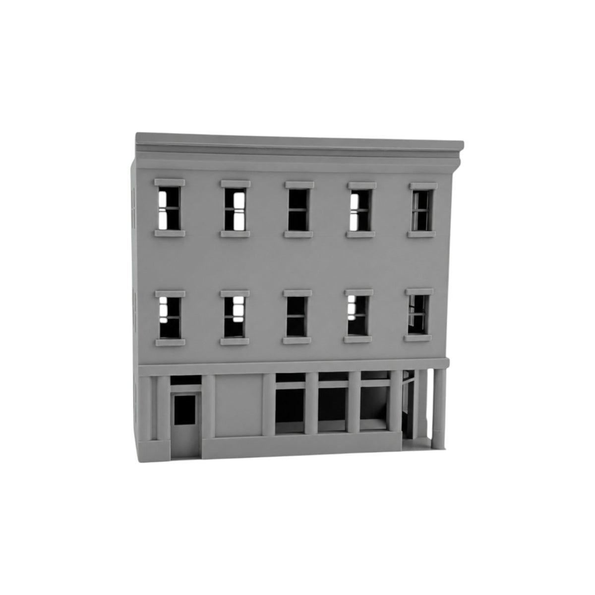 HO Scale 1:87 Main Street Corner Building #7 LH