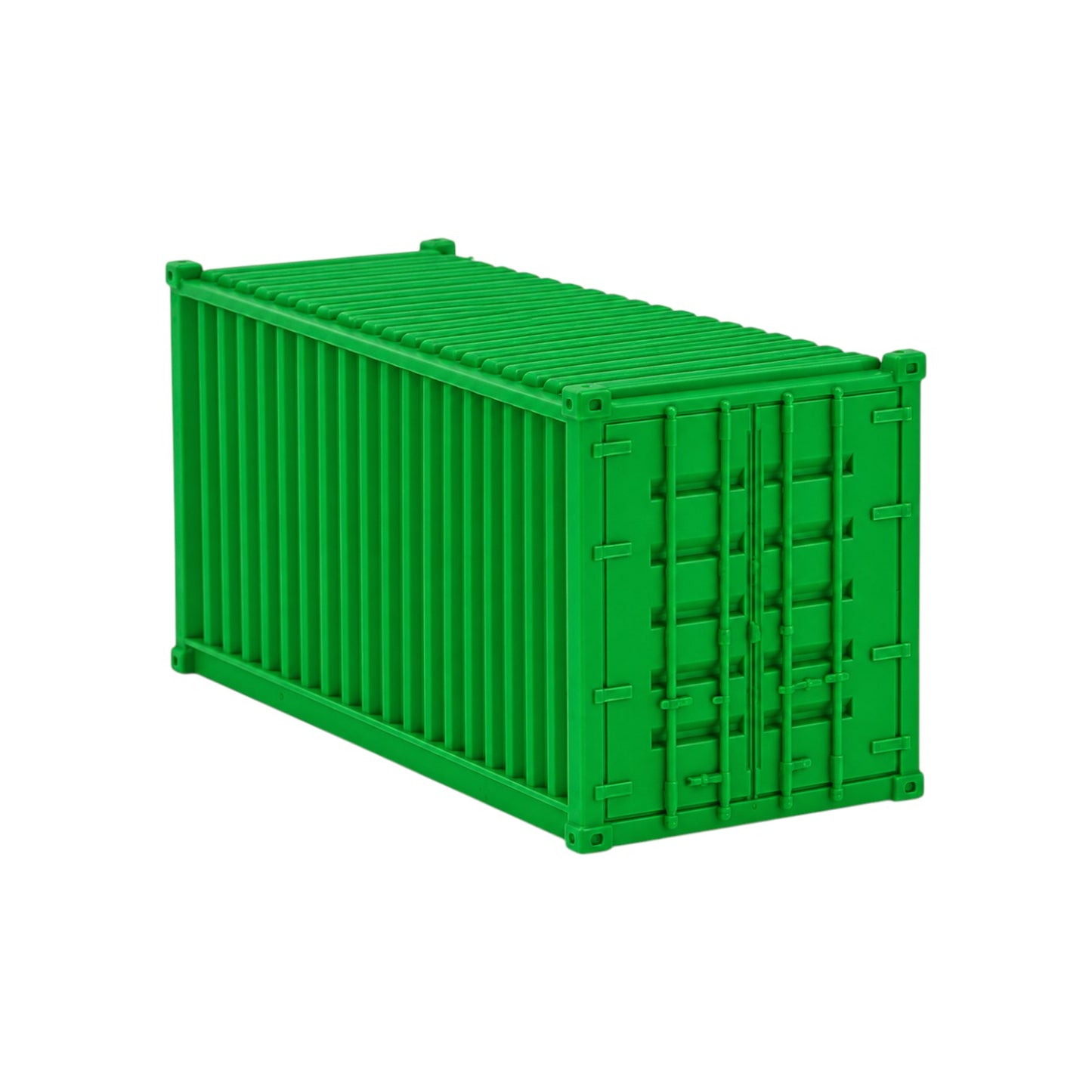 N Scale 1:160 20' Shipping Containers Green 2pk