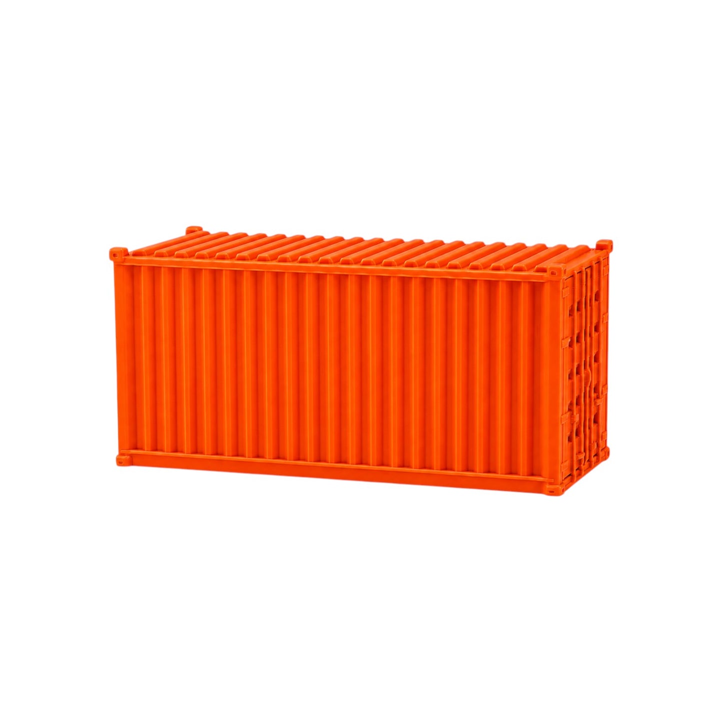 N Scale 1:160 20' Shipping Containers Orange 2pk
