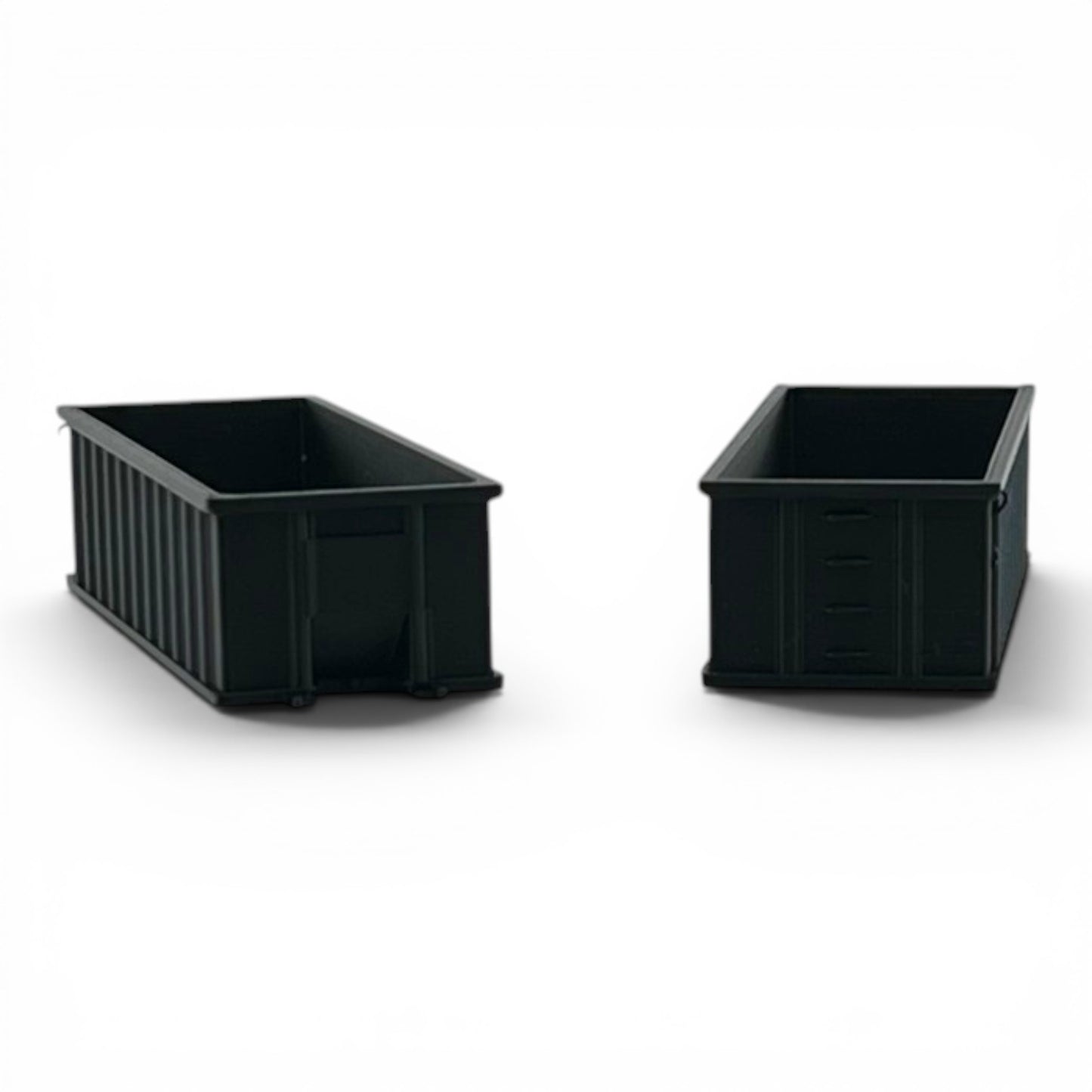 N Scale 1:160 30-Yard Dumpster Waste Container - Black