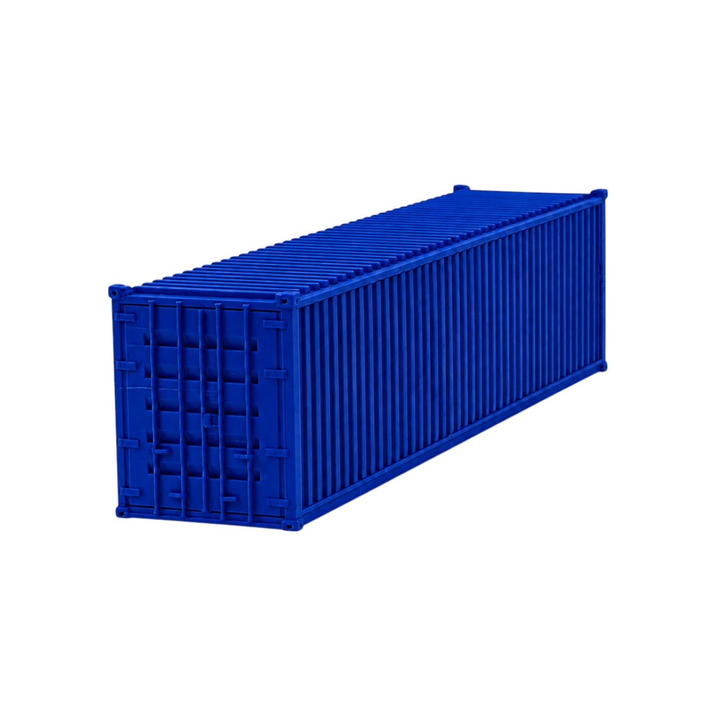 N Scale 1:160 40' Shipping Containers Blue 2pk
